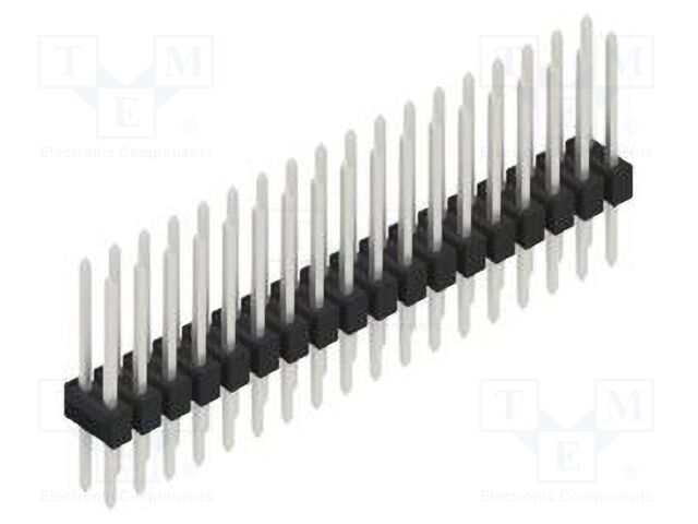 Connector: pin strips; pin header; male; PIN: 36; 2.54mm; THT; 2x18