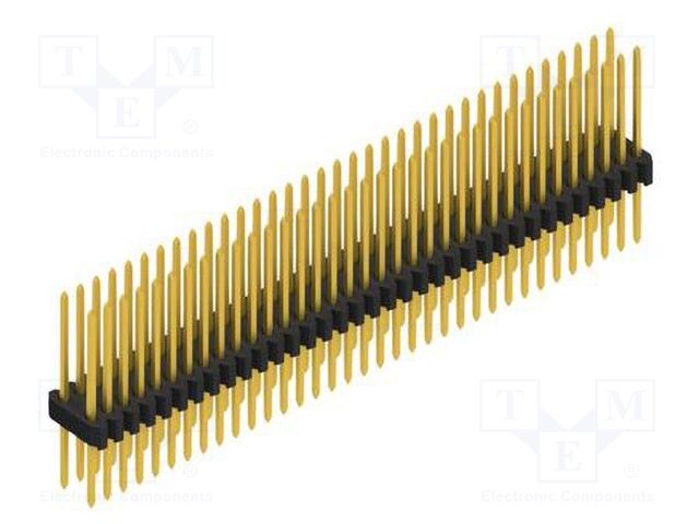 Connector: pin strips; pin header; male; PIN: 70; 1.27mm; THT; 2x35