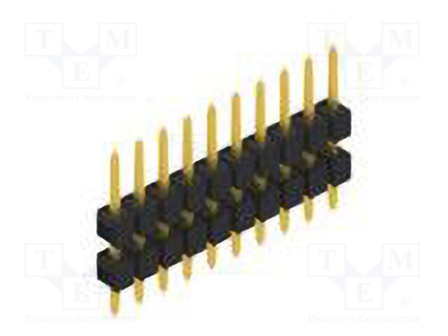 Connector: pin strips; pin header; male; PIN: 10; 2.54mm; THT; 1x10