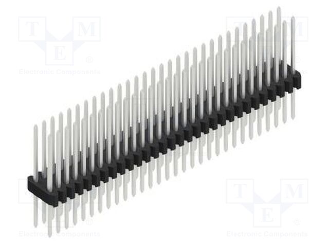 Connector: pin strips; pin header; male; PIN: 60; 1.27mm; THT; 2x30