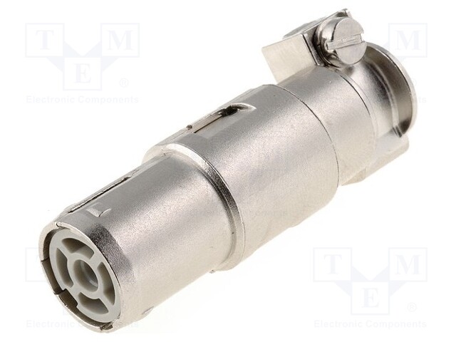 Connector: HDC; female; Han Modular Coax; PIN: 1; shielded; UL94V-0
