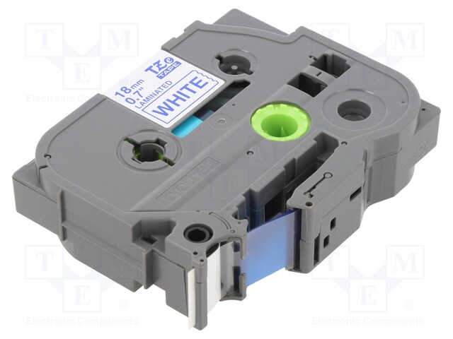 Tape; Width: 18mm; Colour: white; Character colour: blue; L: 8m