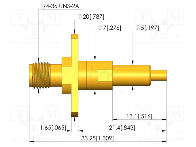 Test needle