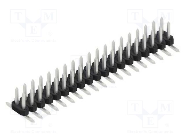 Connector: pin strips; pin header; male; PIN: 38; 2mm; SMT; 2x19