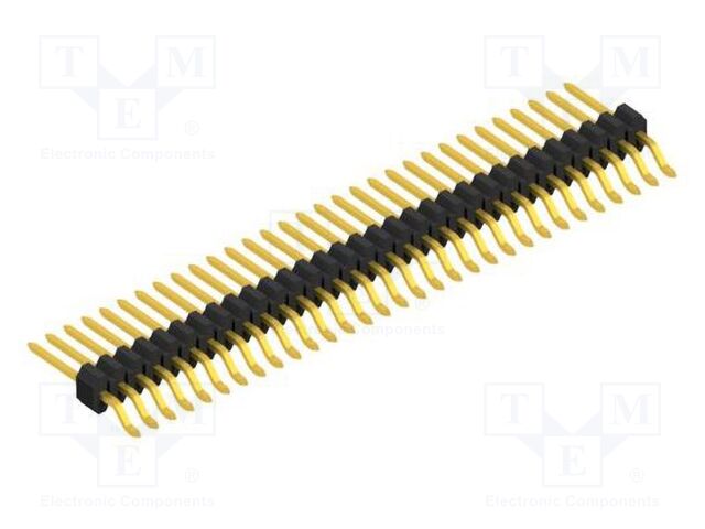 Connector: pin strips; pin header; male; PIN: 31; 1.27mm; SMT; 1x31