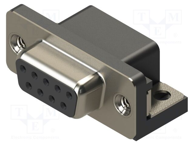 Connector: D-Sub; PIN: 9; socket; female; straight; THT; MHDR