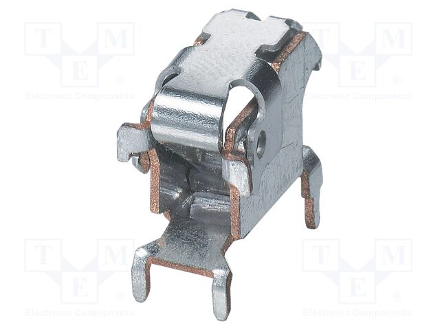 PCB terminal block for tin-plated flexible cables, e.g., typ