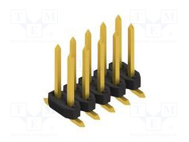 Connector: pin strips; pin header; male; PIN: 10; 2mm; SMT; 2x5; 100V