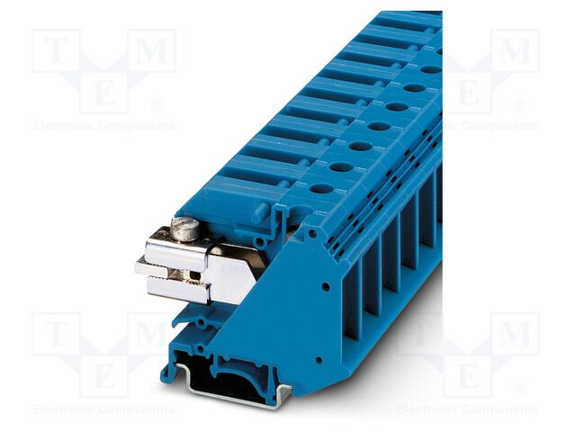 Splice terminal: rail; PA; L: 49.8mm; terminals: 2; W: 15mm; H: 55mm