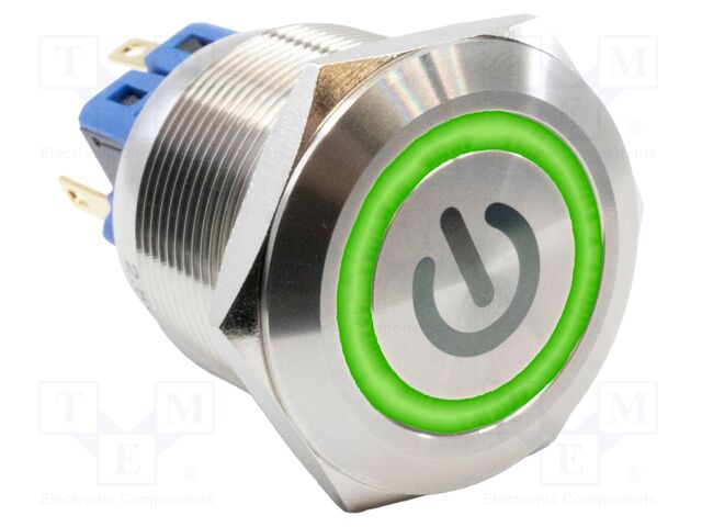 Switch: vandal resistant; Pos: 2; SPST NC + NO; 2A/48VDC; IP65