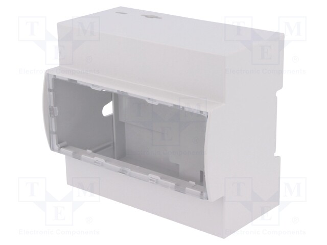 Enclosure: for computer; Raspberry Pi 3 B; ABS; grey; X: 106.3mm