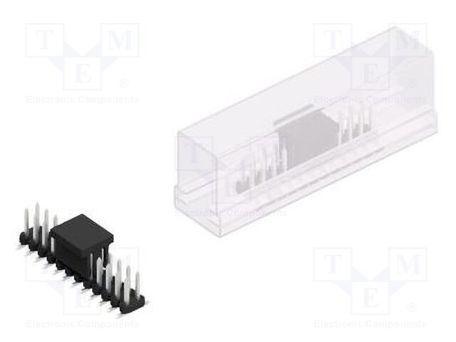Connector: pin strips; pin header; male; PIN: 24; 2mm; SMT; 2x12