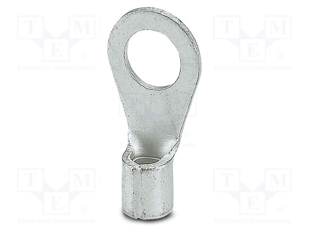 Non-insulated; Body: silver; Tip: ring