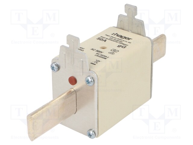 Fuse: fuse; gG; 50A; 500VAC; industrial; NH2