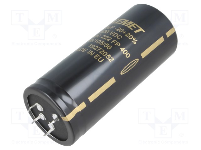 Capacitor: electrolytic; 2.2mF; 400VDC; ESR: 60mΩ; SNAP-IN; ±20%