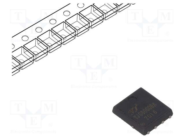 Transistor: N-MOSFET; SPLIT GATE TRENCH; unipolar; 60V; 50A; 38W