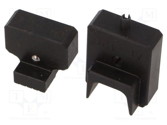 Crimping jaws; tubular connectors; 1.2cm2; Die shape: trapeze