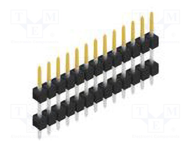 Connector: pin strips; pin header; male; PIN: 13; 2.54mm; THT; 1x13