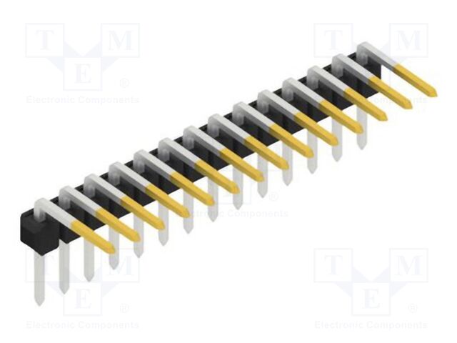 Connector: pin strips; pin header; male; PIN: 14; 2.54mm; THT; 1x14