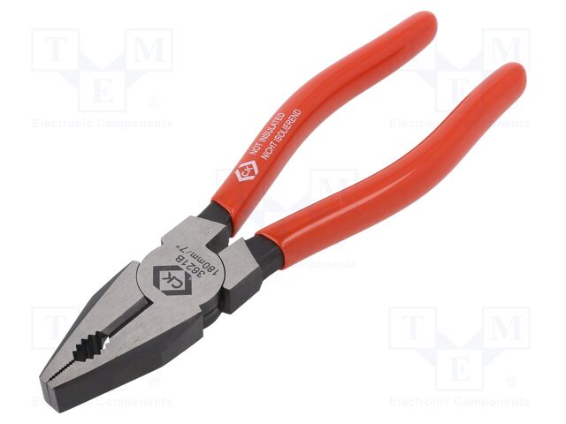Pliers; universal; 180mm; for bending, gripping and cutting