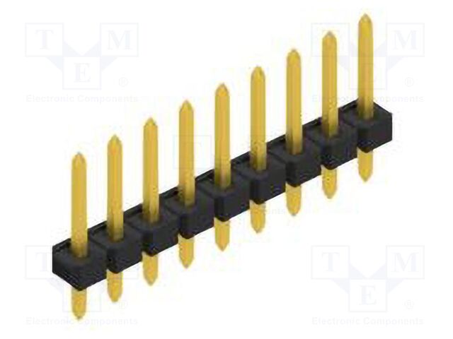 Connector: pin strips; pin header; male; PIN: 9; 2.54mm; THT; 1x9