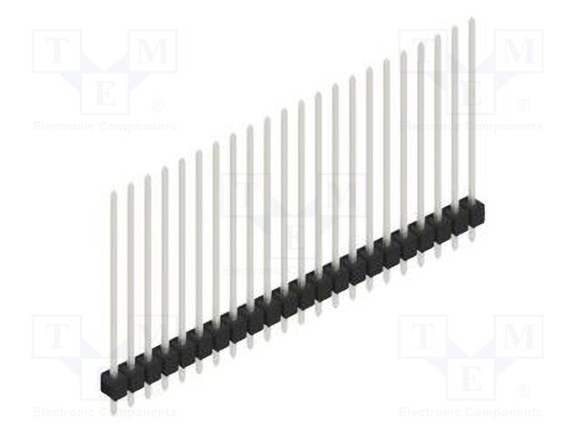 Connector: pin strips; pin header; male; PIN: 22; 2.54mm; THT; 1x22