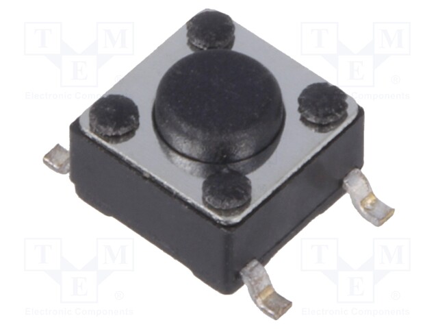 Microswitch TACT; SPST-NO; Pos: 2; 0.05A/12VDC; SMT; none; 1.6N