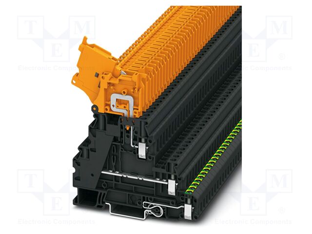 Splice terminal: rail; UT; PA; L: 94.5mm; terminals: 5; W: 6.2mm