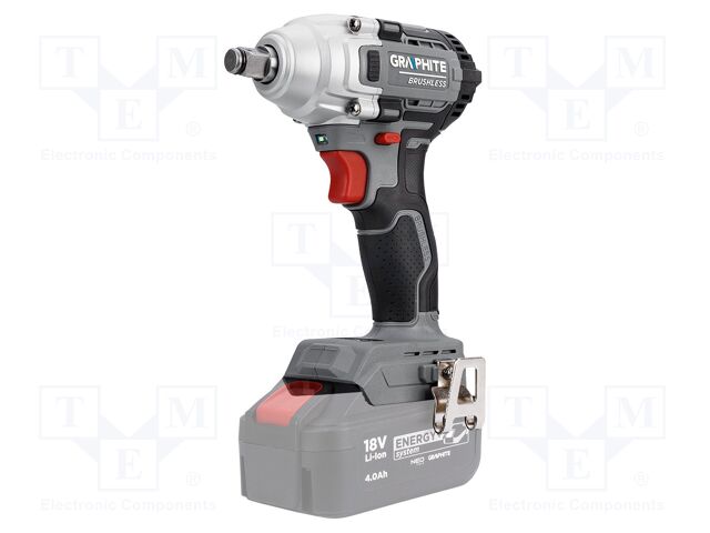 Impact wrench; battery; 0÷1600rpm,0÷2000rpm,0÷2600rpm; 18VDC