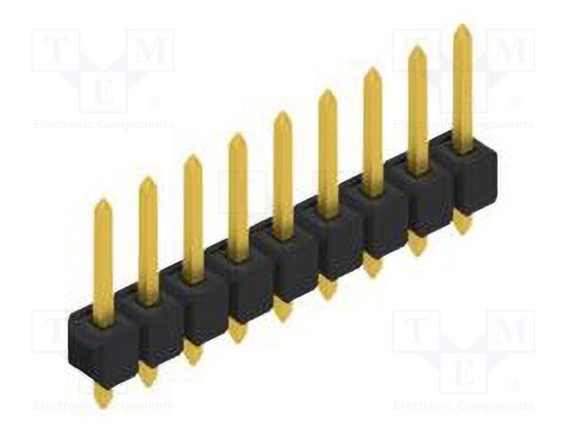 Connector: pin strips; pin header; male; PIN: 9; 2.54mm; THT; 1x9