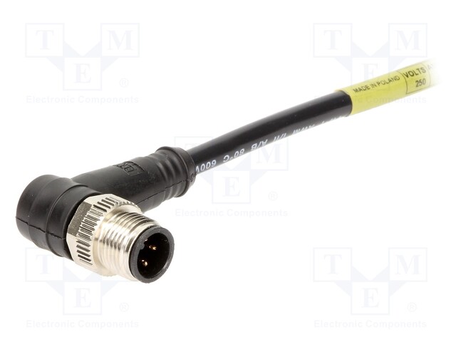 Plug; M12; PIN: 4; male; A code-DeviceNet / CANopen; 5m; IP67; 250V