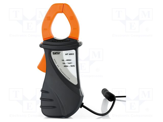 AC current clamp adapter; Øcable: 30mm; I AC: 1÷400A; ±1.5%