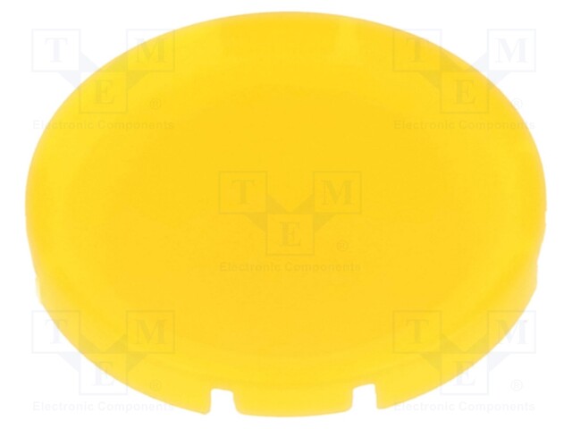 Actuator lens; 22mm; RMQ-Titan; Colour: yellow