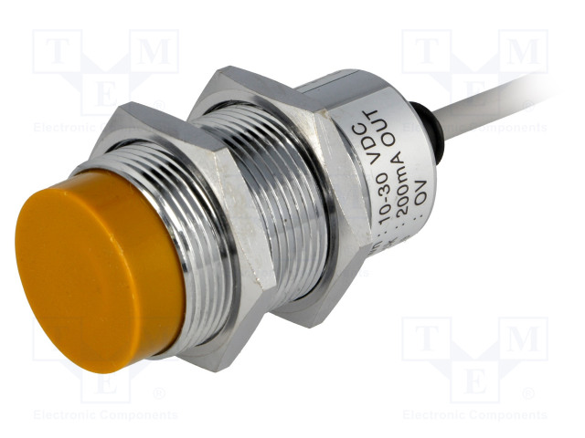 Sensor: inductive; Output conf: PNP / NO; 0÷15mm; 10÷30VDC; M30