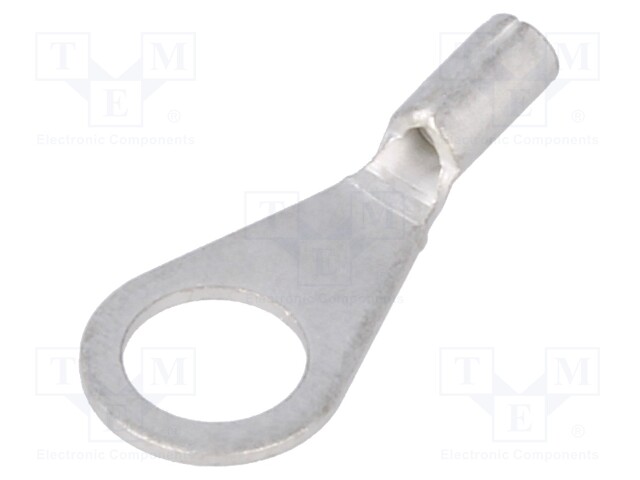 Ring terminal; M4; 0.1÷0.5mm2; crimped; for cable; non-insulated