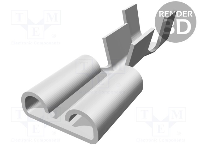 Terminal: flat; 6.3mm; 0.8mm; female; 1÷2.5mm2; crimped; for cable
