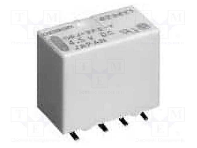 Relay: electromagnetic; DPDT; Ucoil: 12VDC; Icontacts max: 1A; PCB