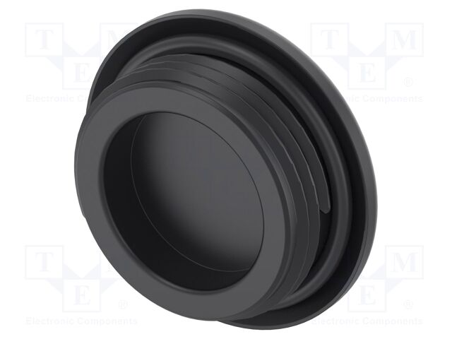 Stopper; polyamide; black; IP68; Entrelec; Gland: PG13,5; 6mm