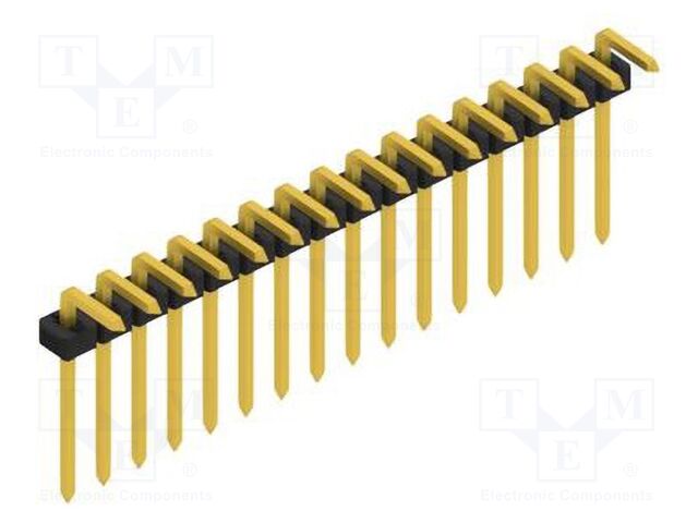 Connector: pin strips; pin header; male; PIN: 16; 2mm; THT; 1x16