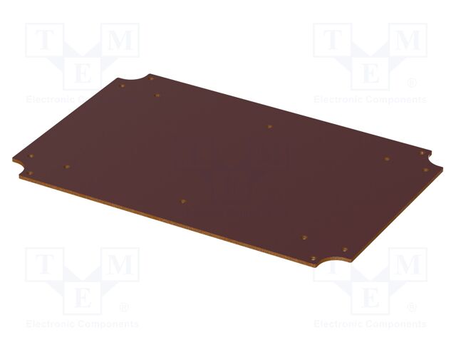 Mounting plate; laminated paper; 2mm