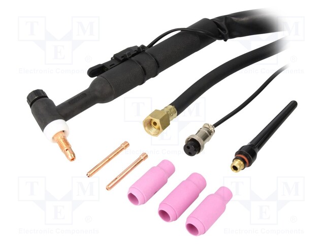 TIG welding holder with cable; S-WIGMA200,S-WIGMA250P; 4m