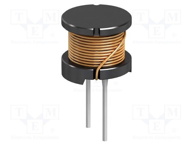 Inductor: wire; THT; 33uH; 3.1A; 37mΩ; ±20%; Ø12.5x10.8mm; Pitch: 7mm