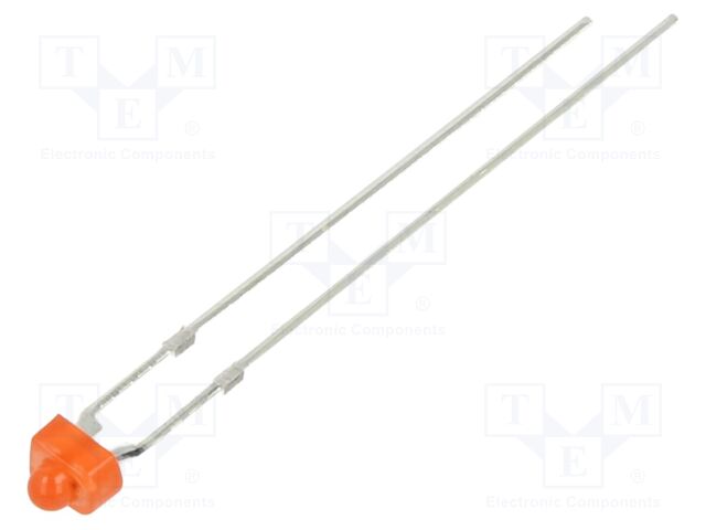 LED; 1.8mm; red; 68÷100mcd; 30°; 3÷5V; 20mA; Variant: blinking