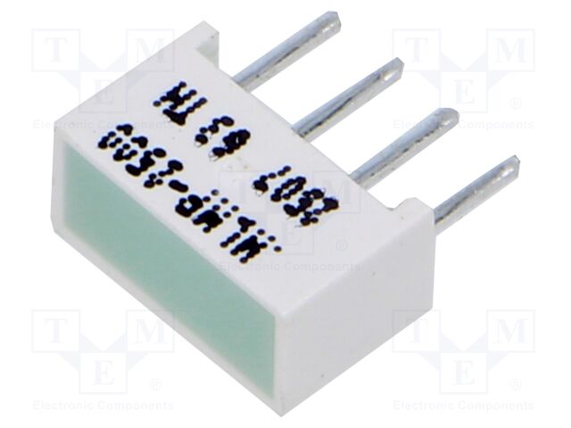LED backlight; λd: 572nm; 8÷60mcd; green; Dim: 8.89x3.81mm; 20mA