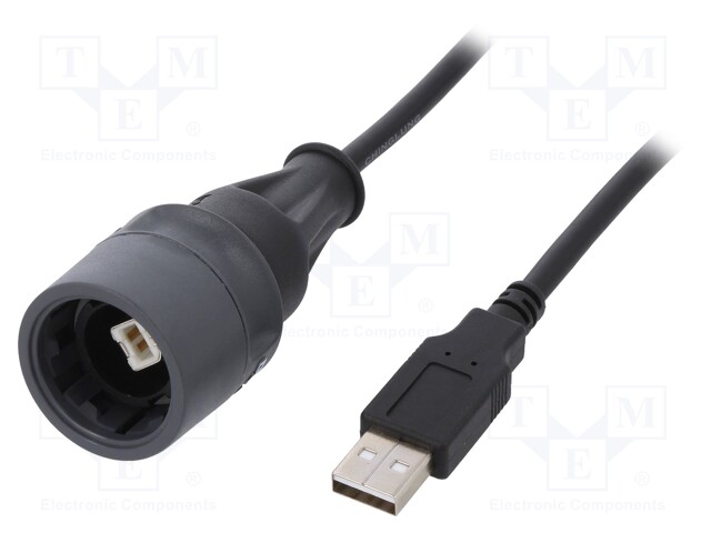 Transition: adapter cable; internal bayonet,push-pull; UL94V-0