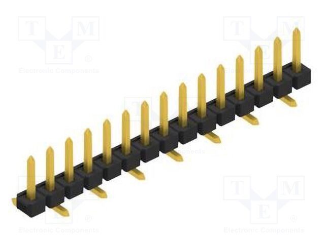 Connector: pin strips; pin header; male; PIN: 15; 2.54mm; SMT; 1x15