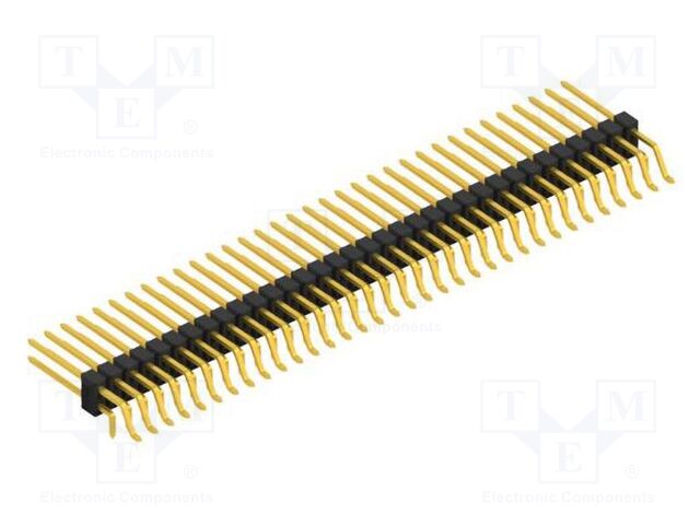 Connector: pin strips; pin header; male; PIN: 68; 2.54mm; SMT,THT