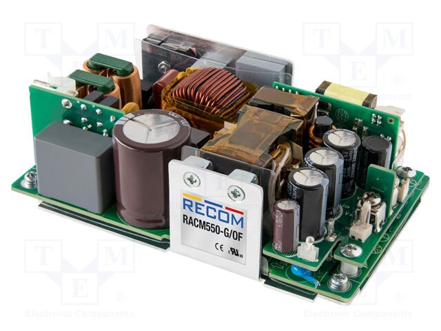 Power supply: switched-mode; open; 550W; 56VDC; RACM
