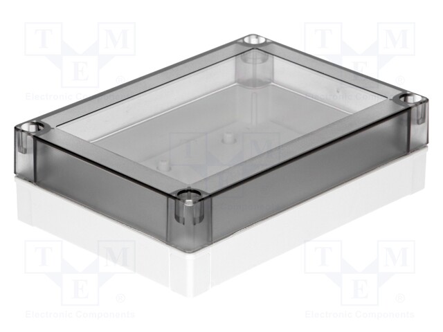 Enclosure: multipurpose; X: 130mm; Y: 180mm; Z: 50mm; MNX; grey; IK08