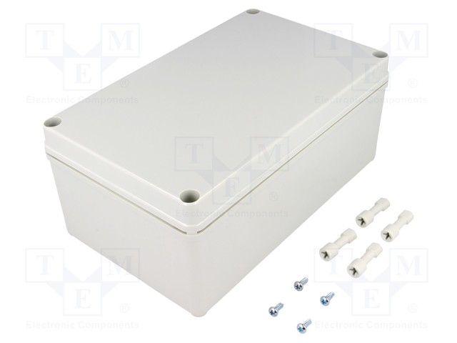 Enclosure: multipurpose; X: 140mm; Y: 230mm; Z: 95mm; PICCOLO; grey